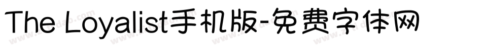 The Loyalist手机版字体转换